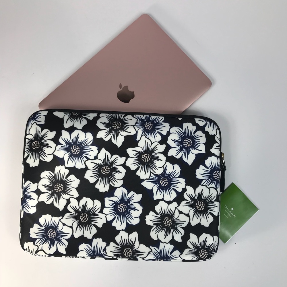 Β£ Kate Spade Blake Hollyhock Floral Laptop Case - Picture 7 of 8
